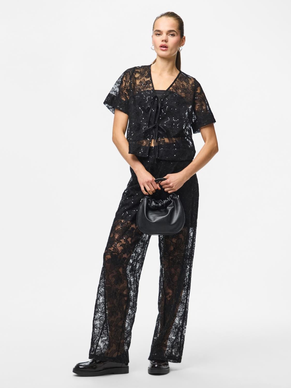 PCLOUISE Top - Black - VERO MODA & VILA Bergvik